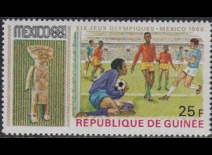 Guinea Mi.Nr. 515A Olympia 1968 Mexiko, Fußball (25)
