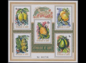 Guinea Mi.Nr. Block 38A Tropische Früchte 