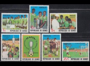 Guinea Mi.Nr. 858-64A Afrik.Fußballmeister Hafia FC (7 Werte)