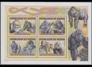 Guinea Mi.Nr. Block 682A Gorilla 