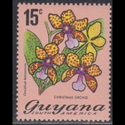 Guyana Mi.Nr. 401C Freim. Blumen, Oncidium lanceanum (15)
