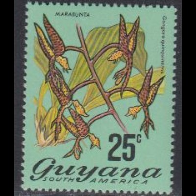 Guyana Mi.Nr. 403A Freim. Blumen, Gongora quinquinervis (25)