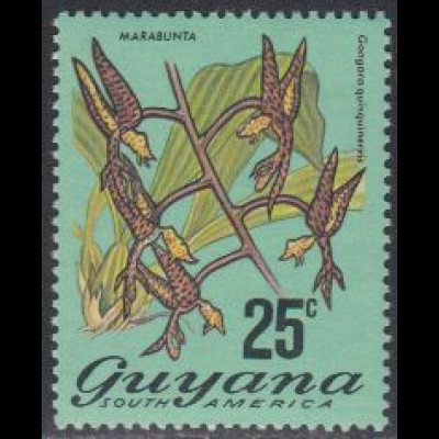 Guyana Mi.Nr. 403C Freim. Blumen, Gongora quinquinervis (25)