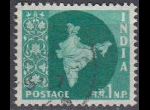 Indien Mi.Nr. 259 Freim. Landkarte Indiens (1)