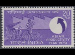 Indien Mi.Nr. 502 Asiatisches Produktivitätsjahr, Ernte, Uran, Fabrik (20)