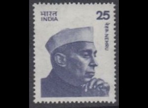 Indien Mi.Nr. 677III Freim. Premierminister Jawaharlal Nehru (25)