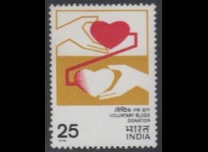 Indien Mi.Nr. 695 Freiwillige Blutspende (25)