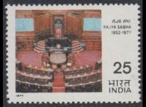 Indien Mi.Nr. 721 25Jahre Oberhaus Rajya Sabha, Sitzungssaal (25)
