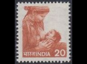 Indien Mi.Nr. 862A Freim. Landwirtschaft, Mutter mit Kind (20)