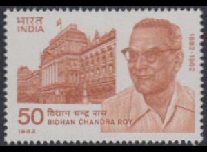 Indien Mi.Nr. 913 100.Geb.Bidhan Chandra Roy, Arzt (50)