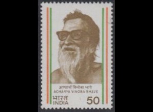 Indien Mi.Nr. 968 Gesch.d.Unabhängigkeitsbewegung, Vinayak Narahari Bhave (50)