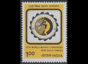 Indien Mi.Nr. 1006 Int.Bergbaukongress (1,00)
