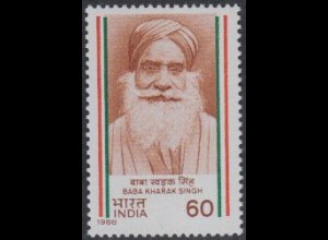 Indien Mi.Nr. 1182 Baba Kharak Singh (60)