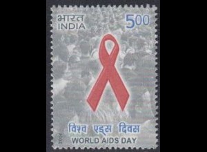 Indien Mi.Nr. 2174 Welt-AIDS-Tag (5,00)
