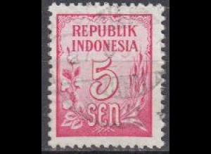 Indonesien Mi.Nr. 76 Freim. Ziffern (5)