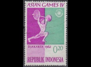 Indonesien Mi.Nr. 346 Asiatische Sportspiele, Gewichtheben (0,20)