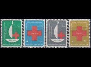 Indonesien Mi.Nr. 403-06 100Jahre Int.Rotes Kreuz (4 Werte)