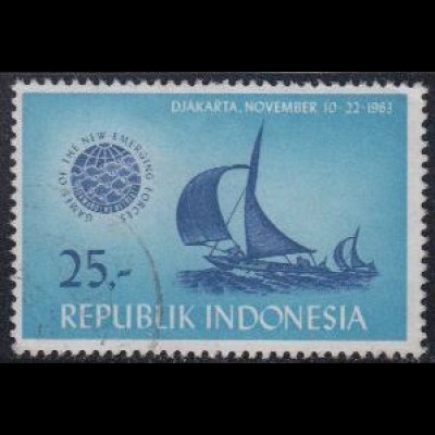 Indonesien Mi.Nr. 419 GANEFO-Sportspiele, Segeln (25)