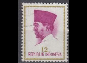 Indonesien Mi.Nr. 426 Freim. Präs.Sukarno, ohne Jahresz.ohne Währung (12)