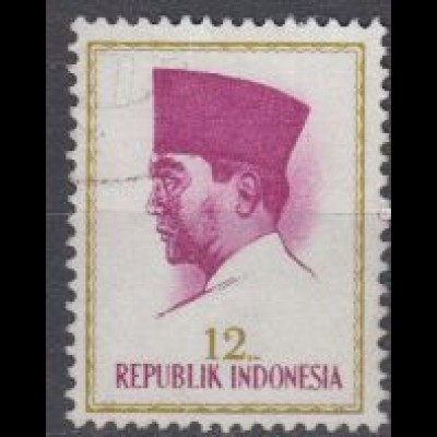 Indonesien Mi.Nr. 426 Freim. Präs.Sukarno, ohne Jahresz.ohne Währung (12)