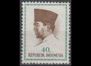 Indonesien Mi.Nr. 429 Freim. Präs.Sukarno, ohne Jahresz.ohne Währung (40)