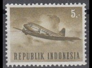 Indonesien Mi.Nr. 452 Freim.Transport + Verkehr, Flugzeug Douglas DC-3 (5)