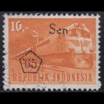 Indonesien Mi.Nr. 513 Freim.Transport + Verkehr, Dieselllokomotive (10)