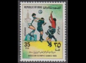 Irak Mi.Nr. 1051 Olympische Sommerspiele Moskau, Fussball (35)