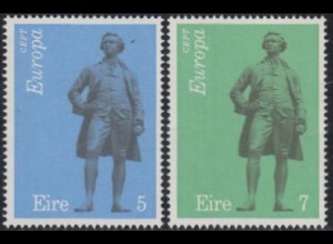 Irland Mi.Nr. 302-03 Europa 74, Skulpturen, Edmund Burke (2 Werte)