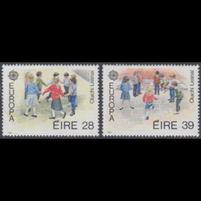 Irland Mi.Nr. 679-80 Europa 89, Kinderspiele (2 Werte)