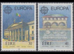 Irland Mi.Nr. 716-17 Europa 90, Postalische Einrichtungen, Postämter (2 Werte)