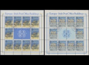 Irland Mi.Nr. Klbg.716-17 Europa 90, Post.Einrichtungen Postämter (2 Kleinbögen)