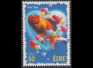 Irland Mi.Nr. 1304 Grußmarke, Chin.Neujahr, Jahr der Schlange, Fisch (30/38)