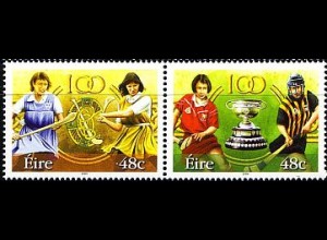 Irland Mi.Nr. 1595-1596 100 Jahre Camogie-Sport in Irland (Zdr.)