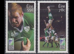 Irland Mi.Nr. 1788-89 Rugby WM 2007, Frankreich (2 Werte)