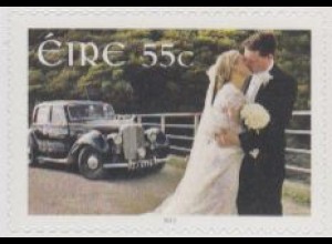 Irland Mi.Nr. 1999 Hochzeitsgrußmarke, Brautpaar, Auto, skl. (55)