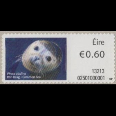 Irland ATM Sonderdruck Mi.Nr. 46So Tiere, Seehund, skl. (0,60)