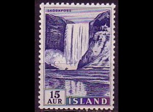 Island Mi.Nr. 303 Freim. Wasserfälle, Skogafall (15)
