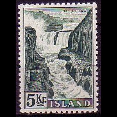Island Mi.Nr. 310 Freim. Wasserfälle, Gullfoss (5)