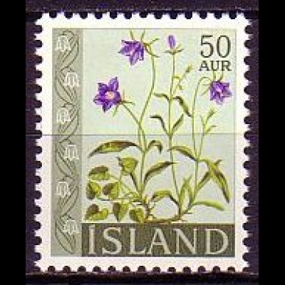Island Mi.Nr. 359 Freim. Blumen, Glockenblumen (50)