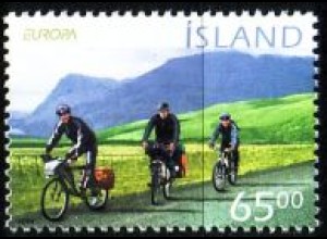 Island Mi.Nr. 1066 Europa; Ferien - Rad Tour (65.00)