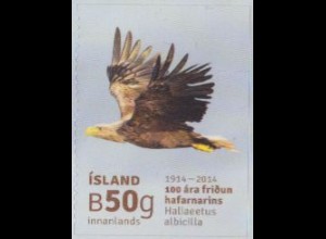 Island Mi.Nr. 1416 100Jahre Schutz des Seeadlers, skl. (-)