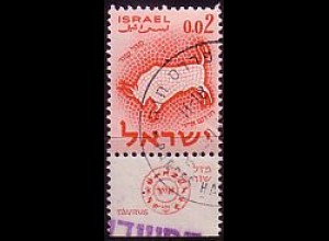 Israel Mi.Nr. 225-Tab Tierkreiszeichen, Stier (2A)