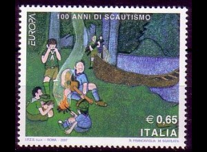 Italien Mi.Nr. 3177 Europa 07, Pfadfinder, Lagerfeuer (0,65)