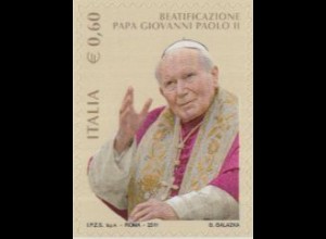 Italien Mi.Nr. 3442 Seligsprechung Papst Johannes Paul II, skl (0,60)