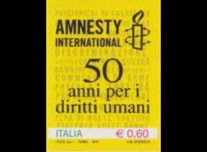 Italien Mi.Nr. 3445 Amnesty International. Kerze, Stacheldraht, skl (0,60)