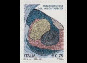 Italien Mi.Nr. 3484 Eur.Jahr d.Freiwilligentätigkeit, skl (0,75)