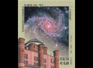 Italien Mi.Nr. 3575 Astronomisches Observatorium Brera, Galaxie, skl (0,60)