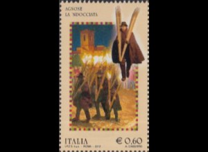 Italien Mi.Nr. 3584 Folklore, Feuerzeremonie La Ndocciata (0,60)