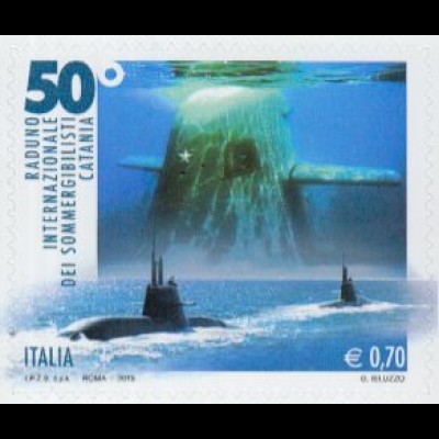 Italien Mi.Nr. 3613 Int.Treffen der U-Bootfahrer Catania, skl (0,70)
